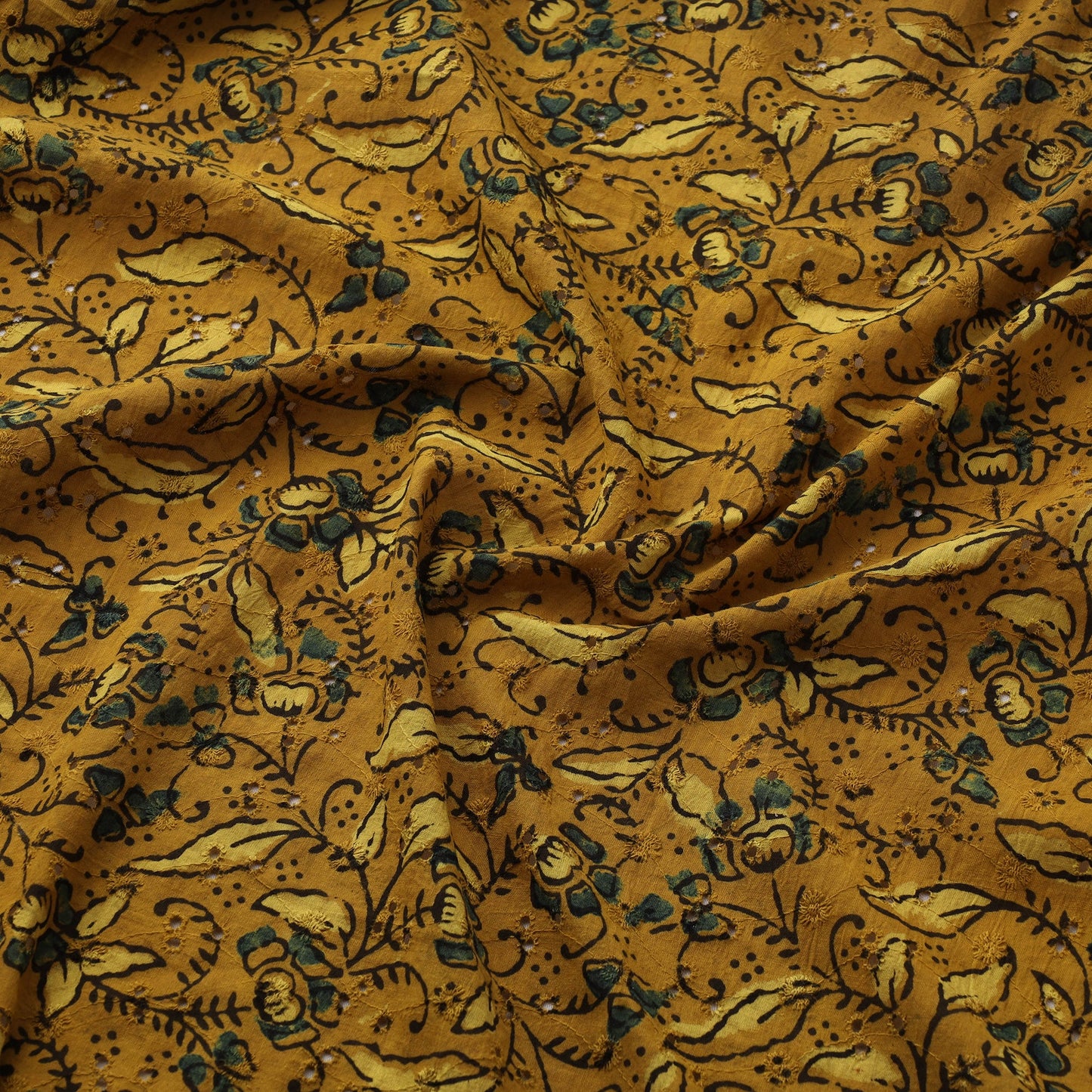 Hakoba natural dyed cotton fabric 09 - handcrafted