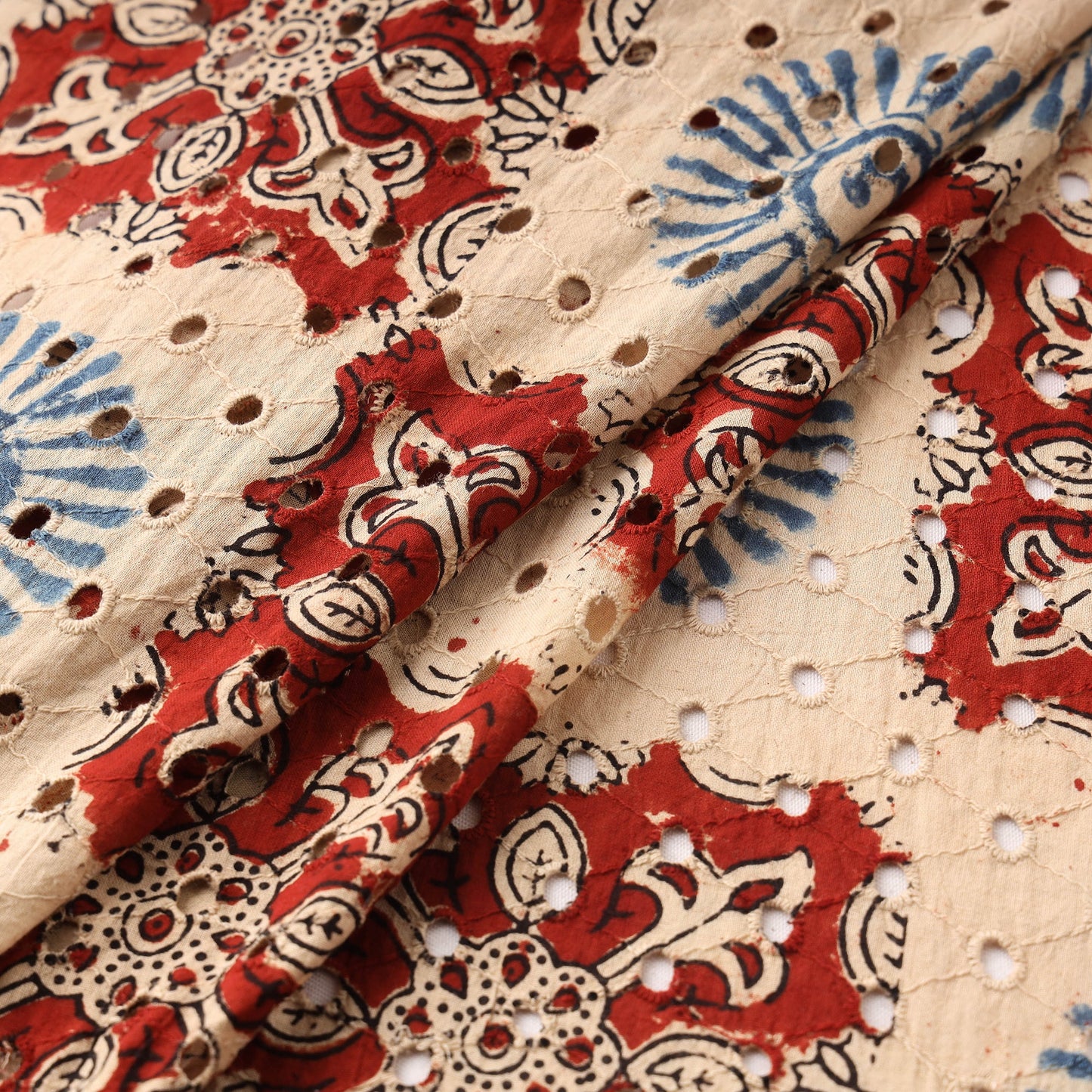 Hakoba natural dyed cotton fabric 21 - handcrafted