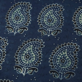 Hakoba natural dyed cotton fabric 23 - handcrafted