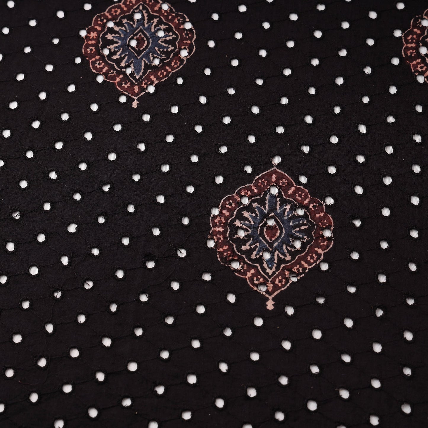 Hakoba natural dyed cotton fabric 37 - handcrafted