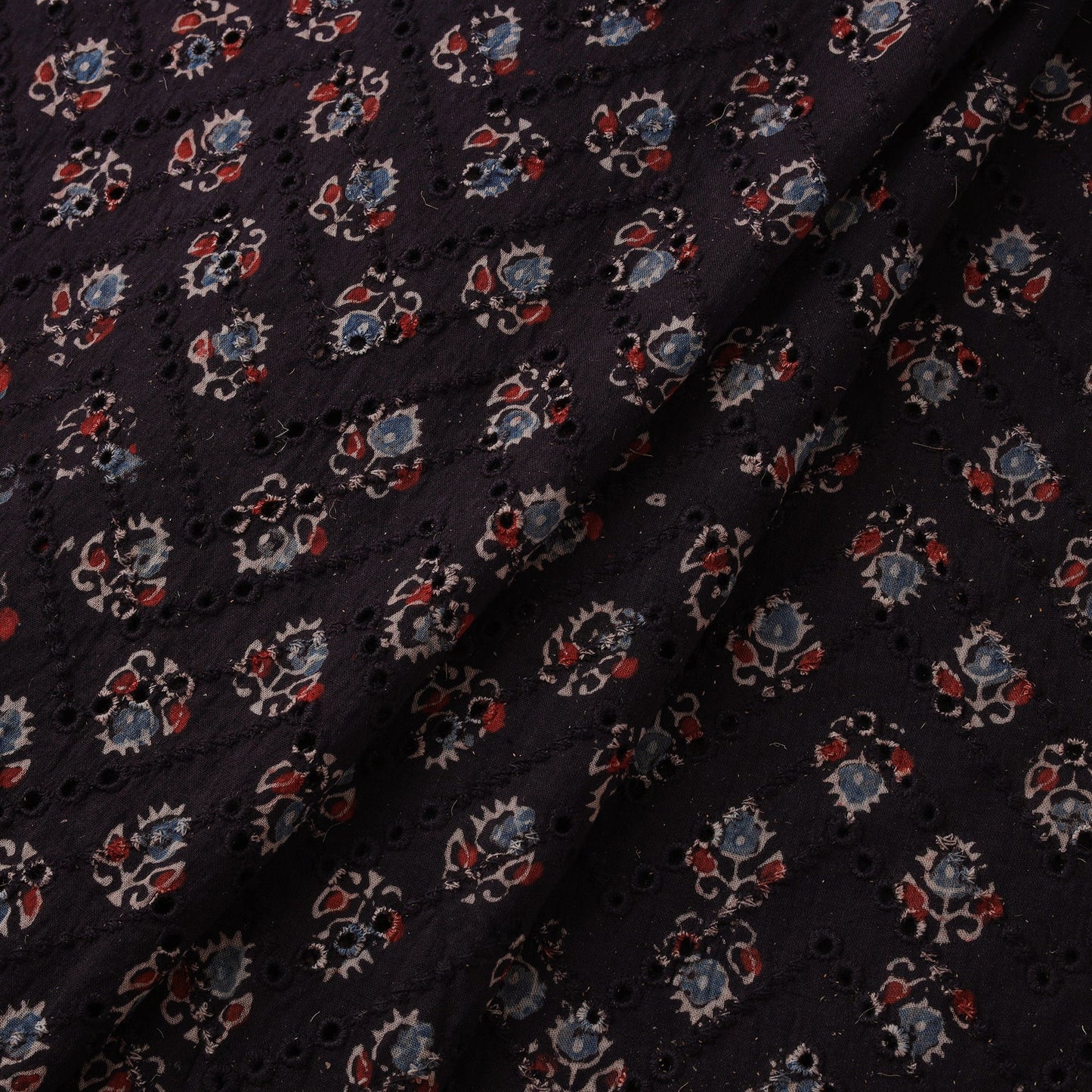 Hakoba natural dyed cotton hand fabric 03 - handcrafted