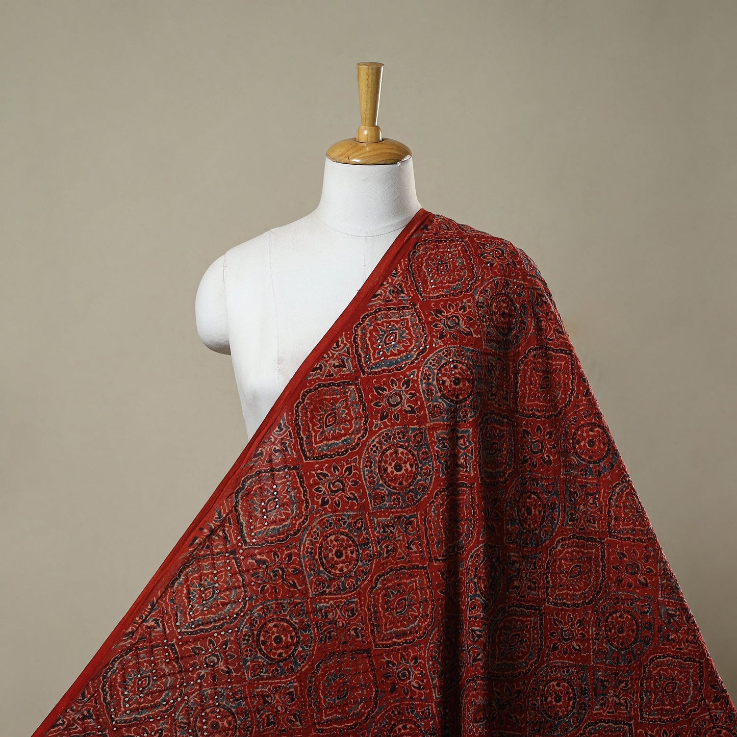 Hakoba natural dyed cotton hand fabric 06 - handcrafted