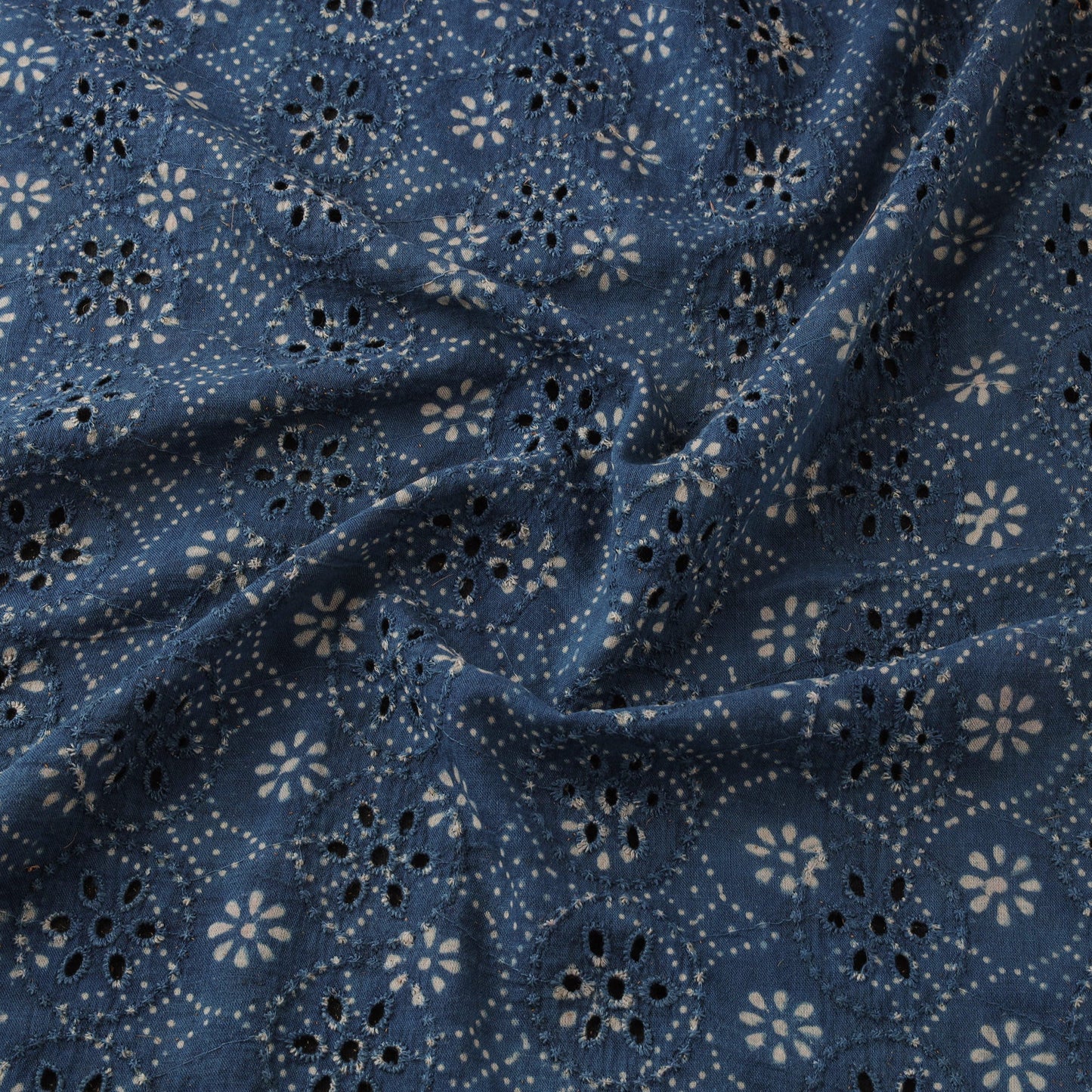 Hakoba natural dyed cotton hand fabric 11 - handcrafted