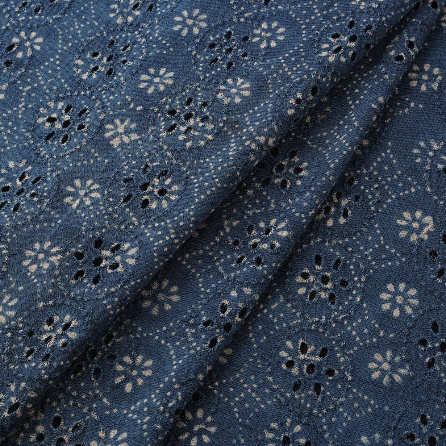 Hakoba natural dyed cotton hand fabric 11 - handcrafted