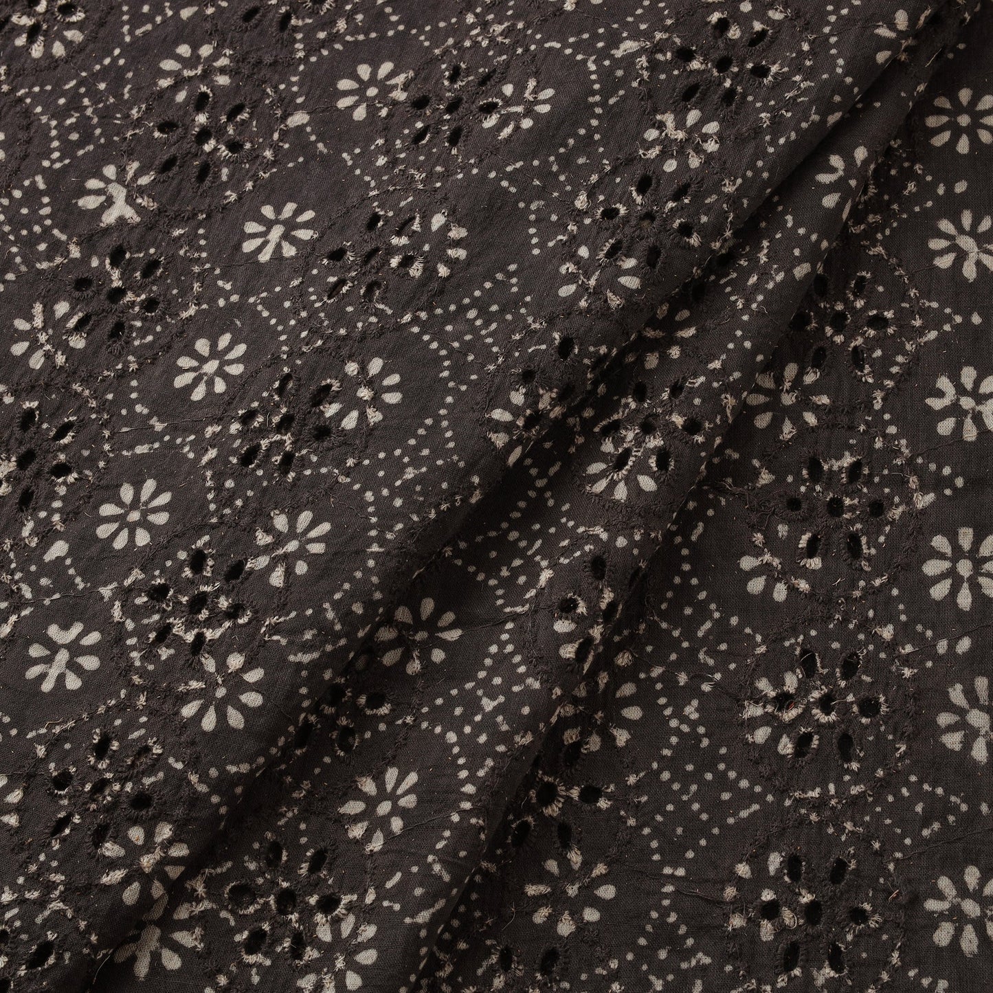 Hakoba natural dyed cotton hand fabric 13 - handcrafted