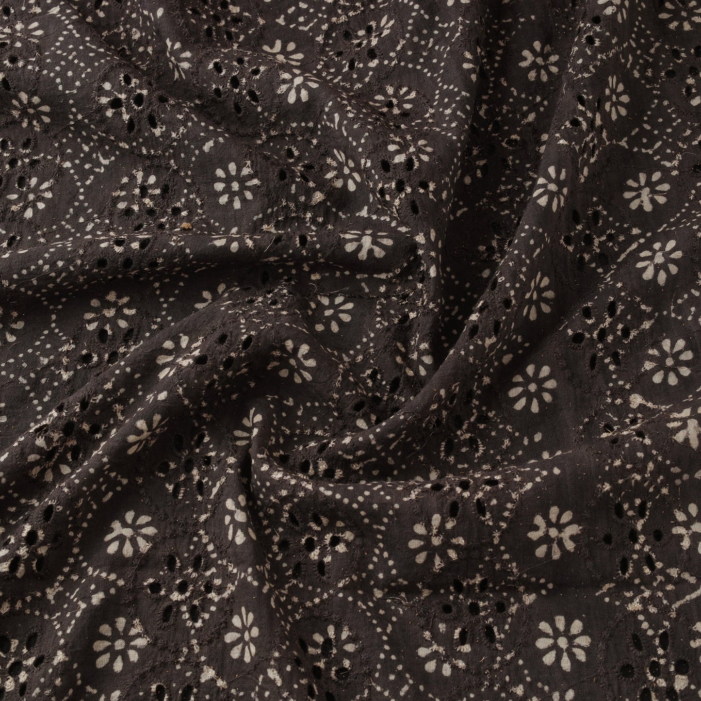 Hakoba natural dyed cotton hand fabric 13 - handcrafted