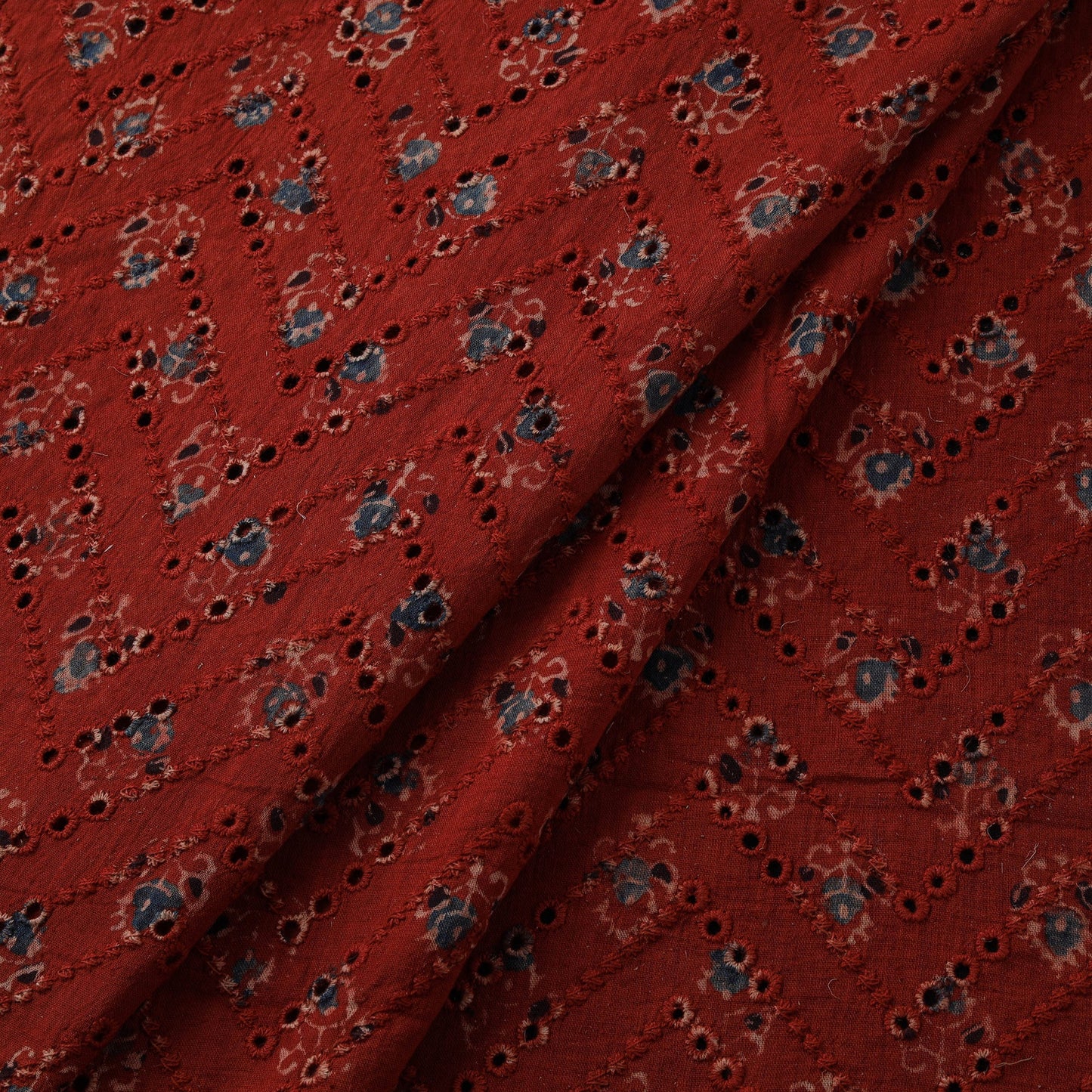 Hakoba natural dyed cotton hand fabric 14 - handcrafted