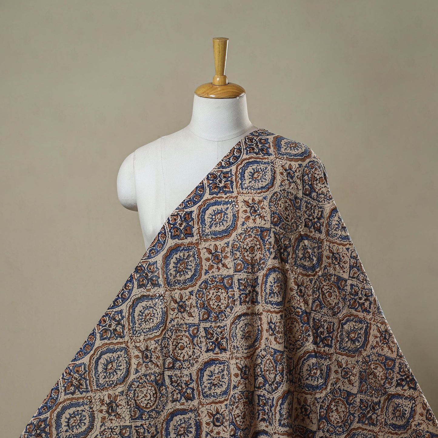 Hakoba natural dyed cotton hand fabric 15 - handcrafted