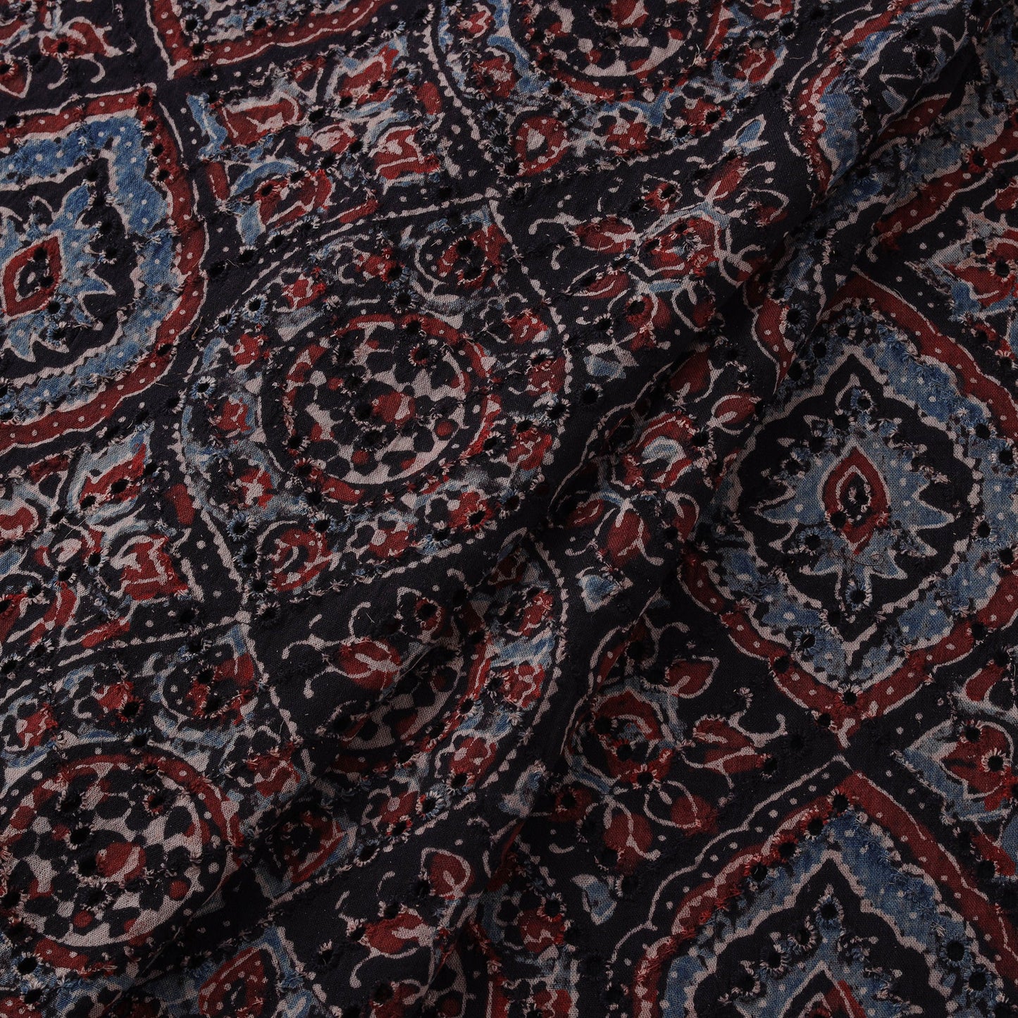 Hakoba natural dyed cotton hand fabric 16 - handcrafted