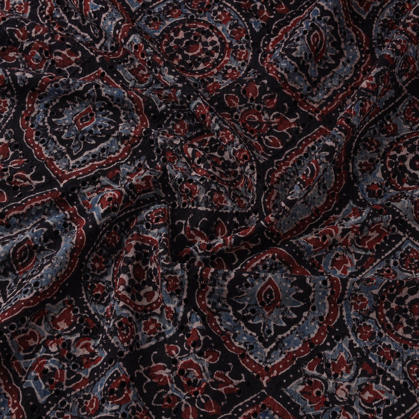 Hakoba natural dyed cotton hand fabric 16 - handcrafted