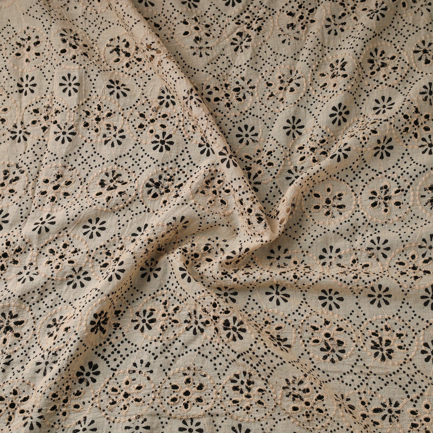 Hakoba natural dyed cotton hand fabric 18 - handcrafted