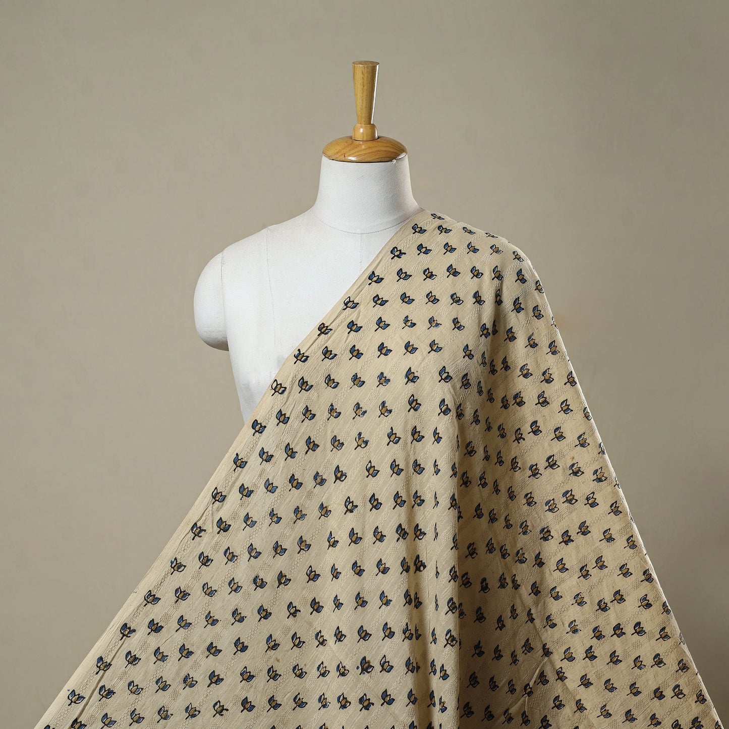 Hakoba natural dyed cotton hand fabric 20 - handcrafted