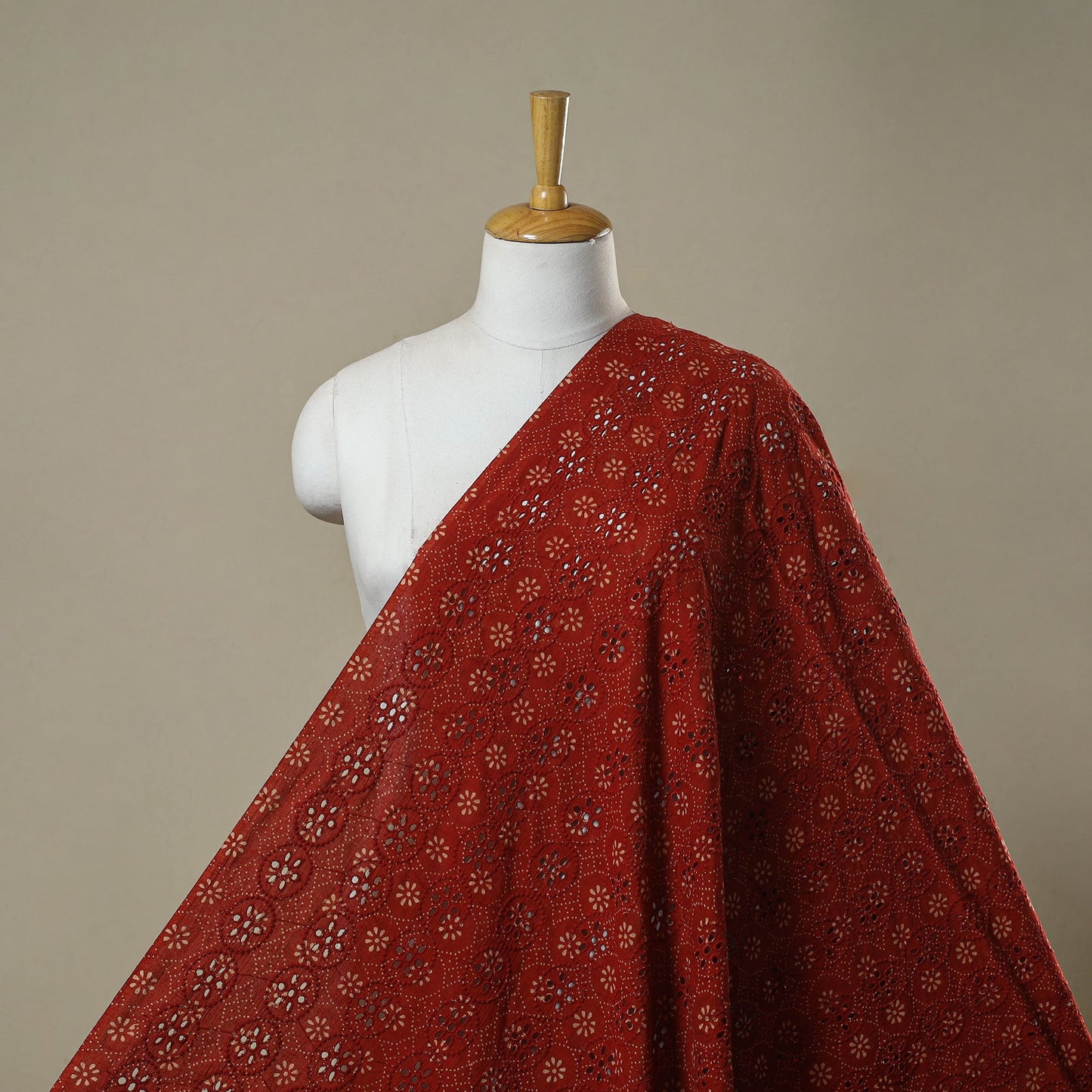 Hakoba natural dyed cotton hand fabric 22 - handcrafted