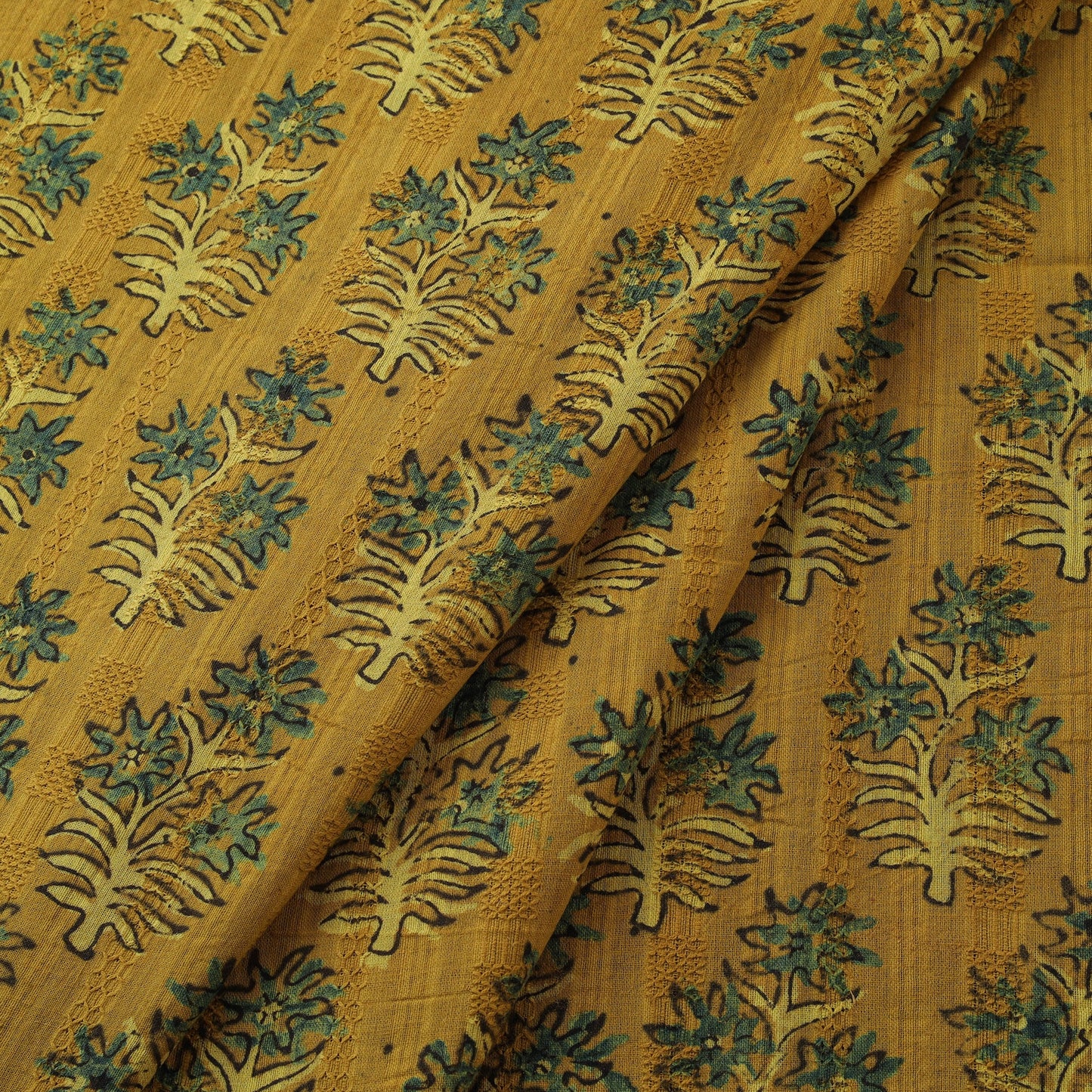 Hakoba natural dyed cotton hand fabric 24 - handcrafted