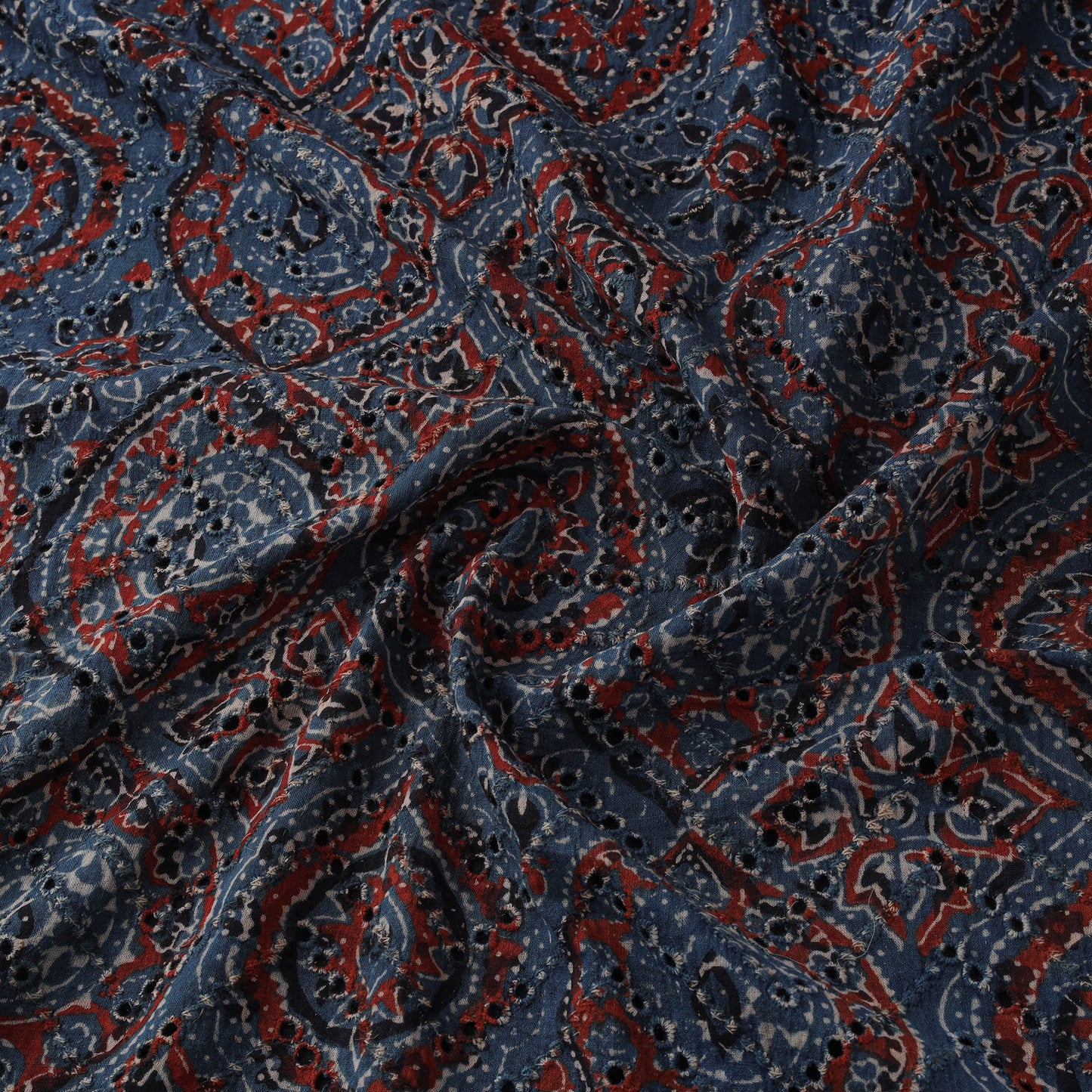 Hakoba natural dyed cotton hand fabric 30 - handcrafted