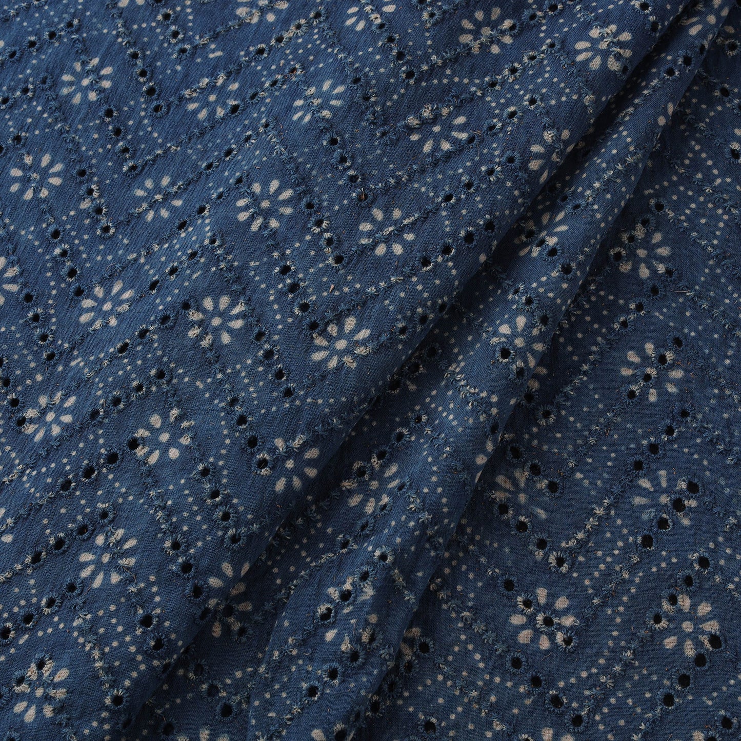 Hakoba natural dyed cotton hand fabric 32 - handcrafted