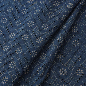 Hakoba natural dyed cotton hand fabric 32 - handcrafted