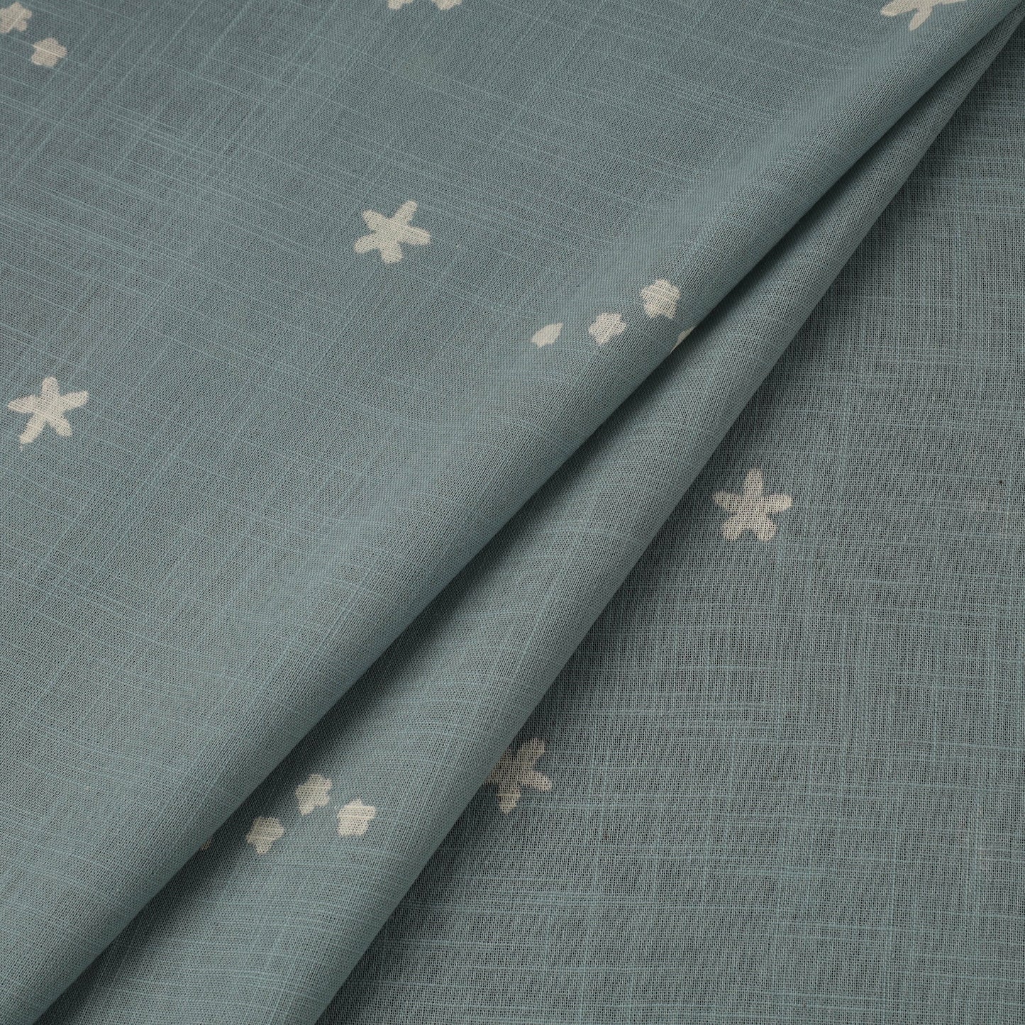 Hand akola slub cotton fabric 03 - handcrafted