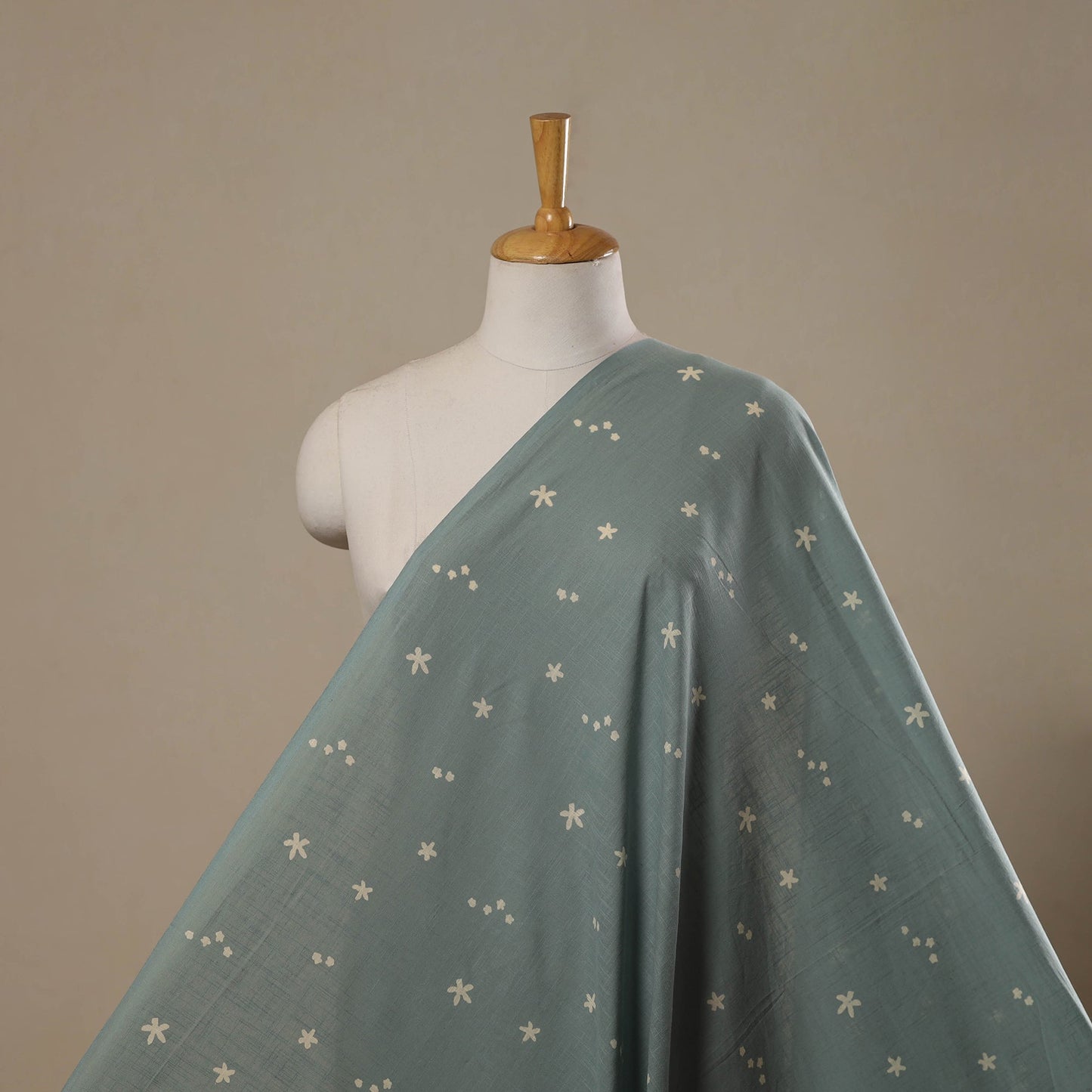 Hand akola slub cotton fabric 03 - handcrafted