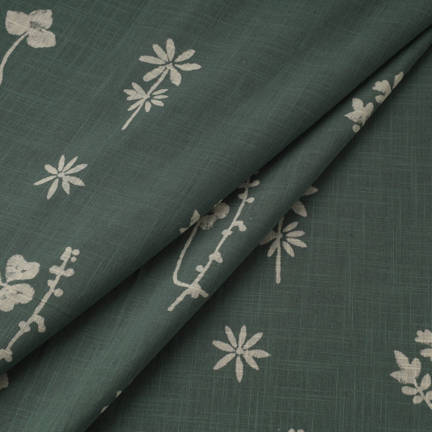 Hand akola slub cotton fabric 07 - handcrafted