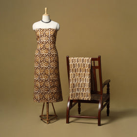 Hand batik cotton 2pc unstitched dress material 02