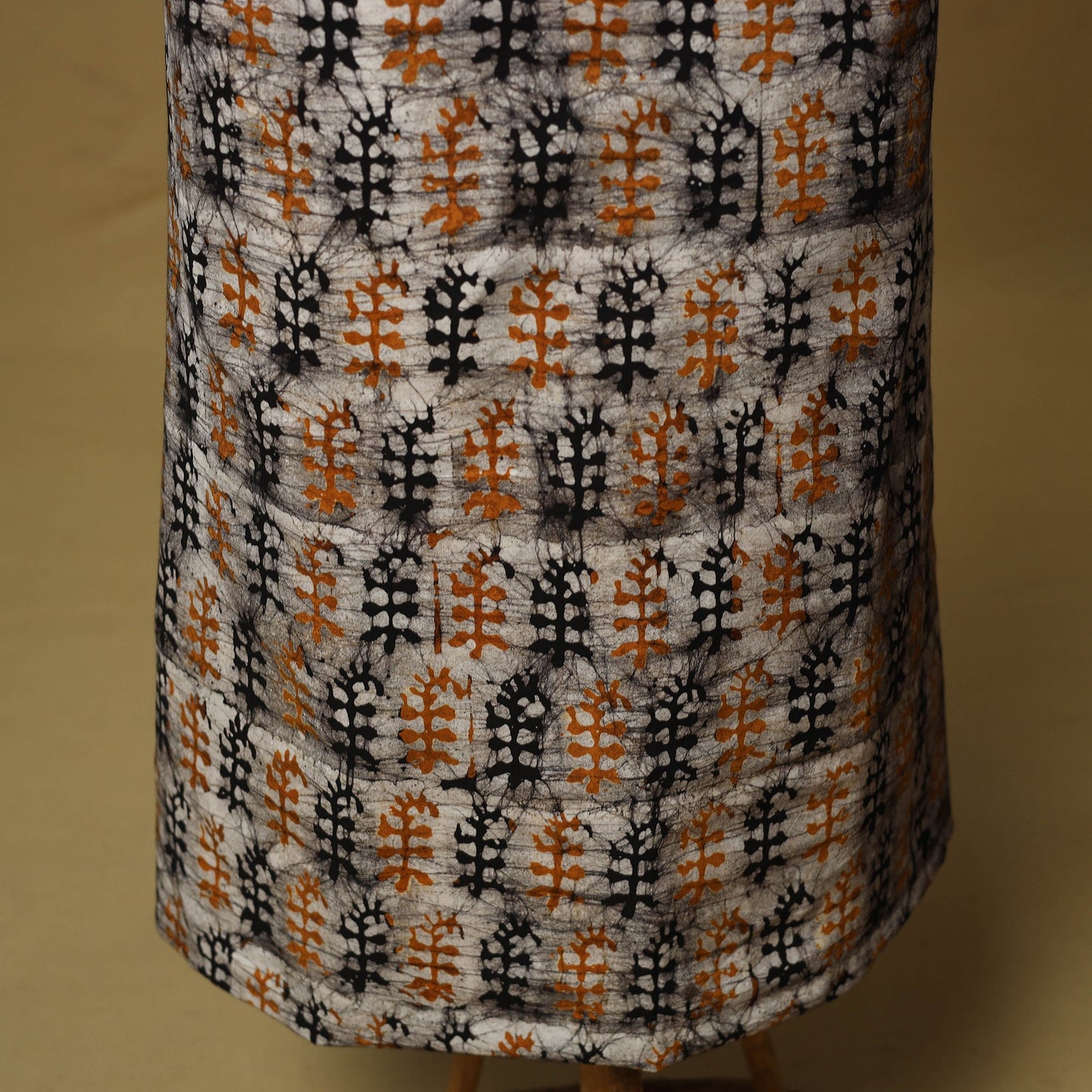 Hand batik cotton 2pc unstitched dress material 05