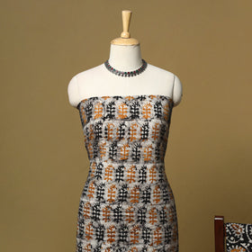 Hand batik cotton 2pc unstitched dress material 05