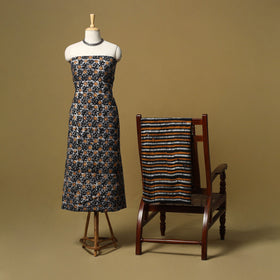 Hand batik cotton 2pc unstitched dress material 11