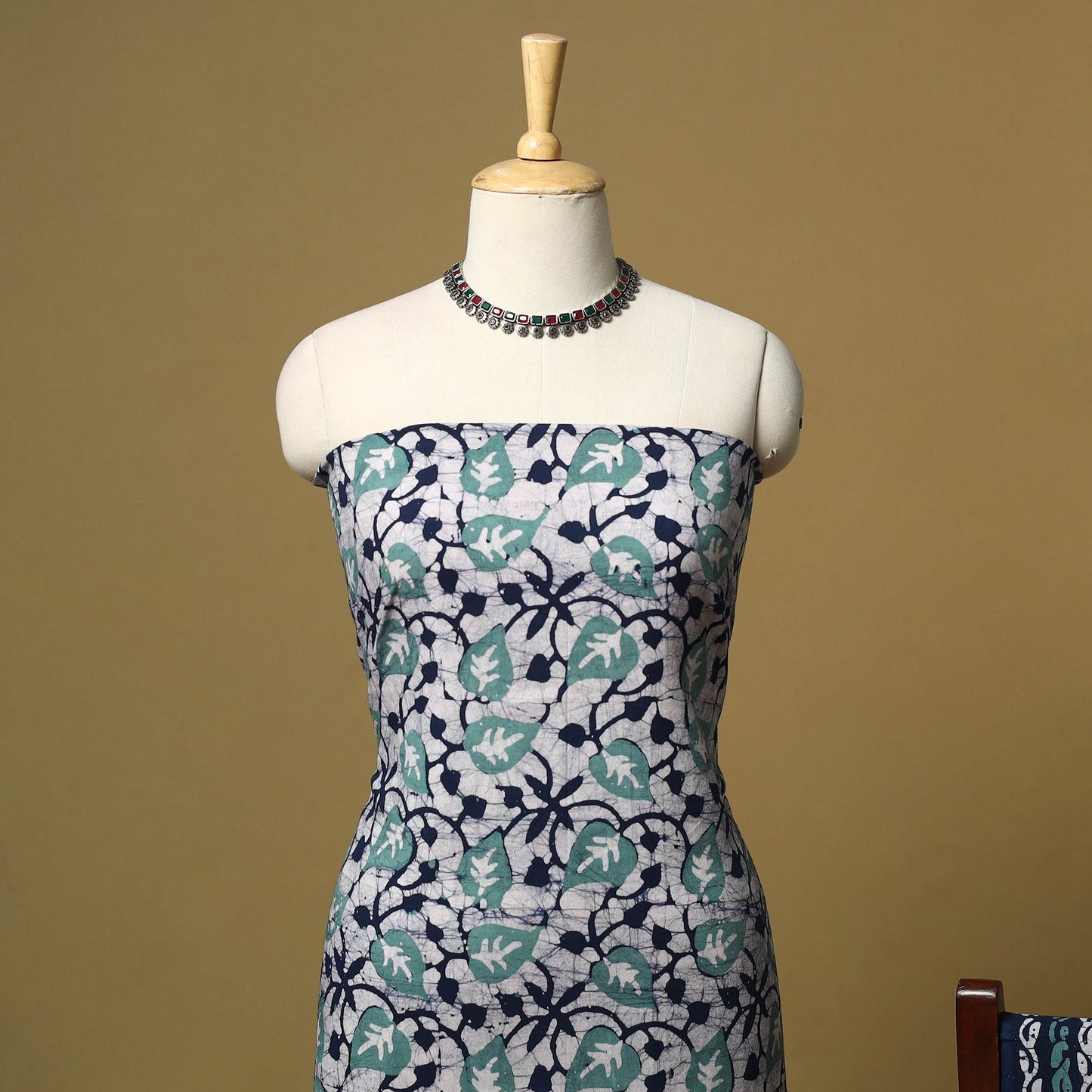 Hand batik cotton 2pc unstitched dress material 15