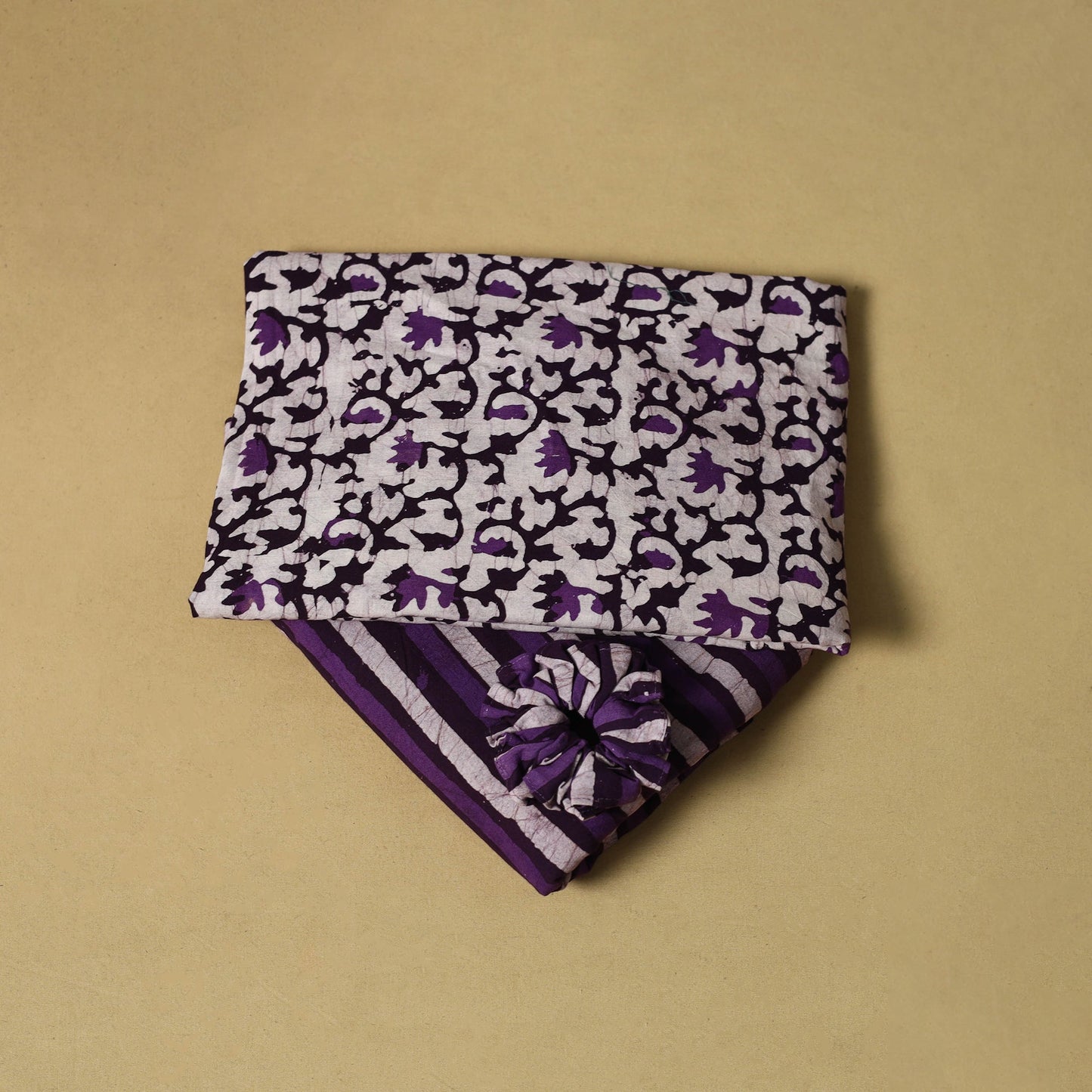 Hand batik cotton 2pc unstitched dress material 16