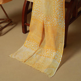 Hand batik cotton 3pc unstitched dress material 03