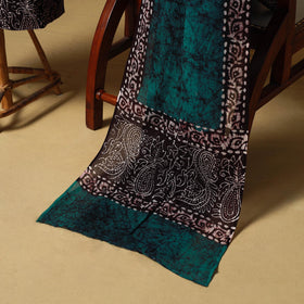 Hand batik cotton 3pc unstitched dress material 04