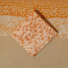 Hand batik cotton 3pc unstitched dress material 05