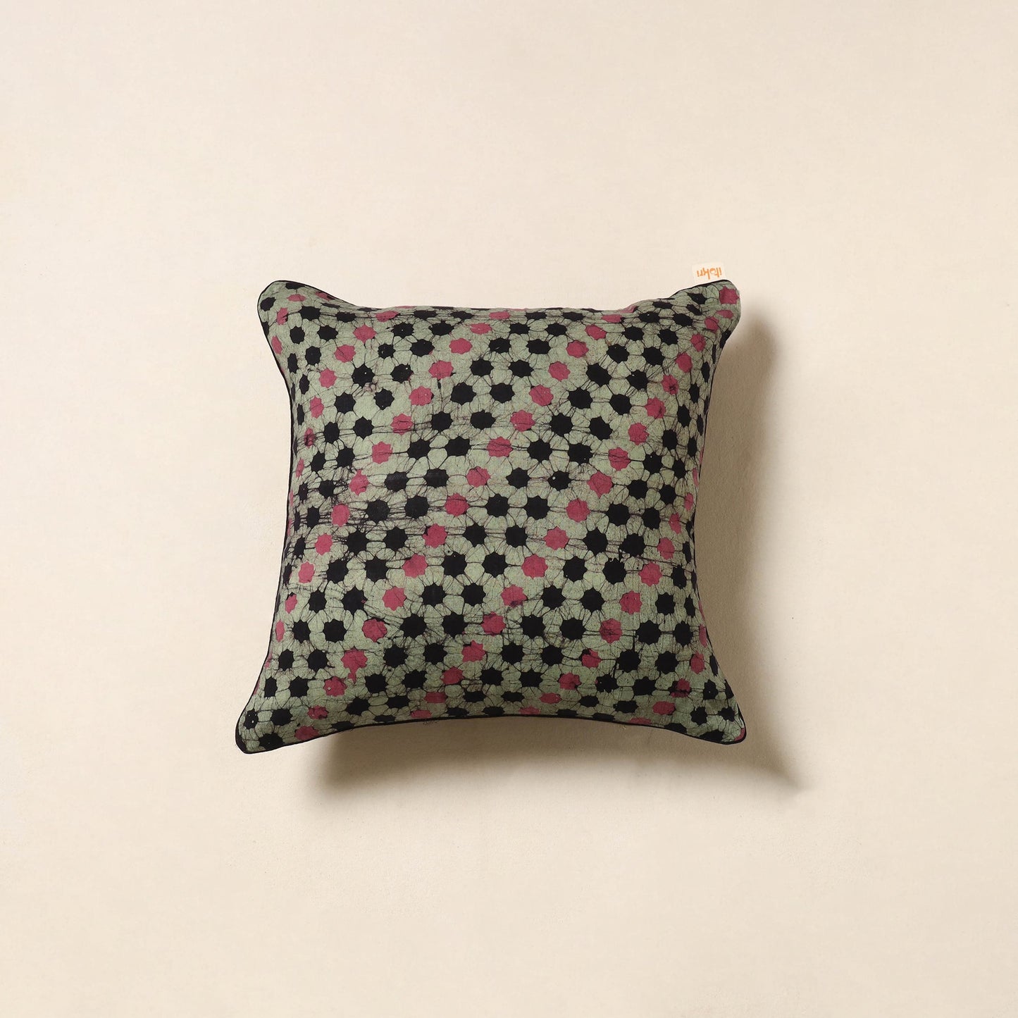 Hand batik cotton cushion cover 77 - handcrafted
