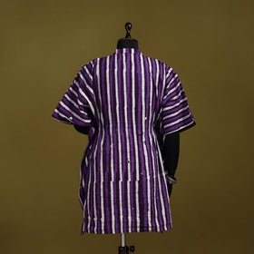 Hand batik cotton medium kaftan 32 - handcrafted