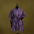 Hand batik cotton medium kaftan 32 - handcrafted