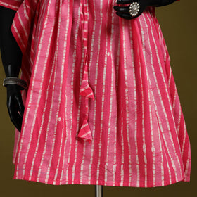 Hand batik cotton medium kaftan 33 - handcrafted