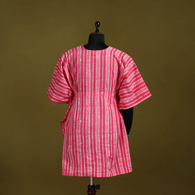 Hand batik cotton medium kaftan 33 - handcrafted