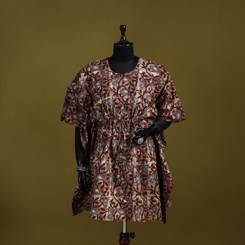 Hand batik cotton medium kaftan 38 - handcrafted