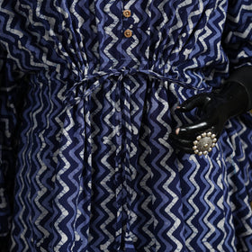 Hand batik cotton medium kaftan 39 - handcrafted