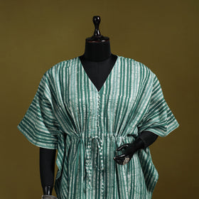 Hand batik cotton medium kaftan 42 - handcrafted