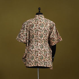 Hand batik cotton short kaftan 14 - handcrafted