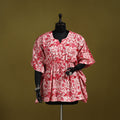 Hand batik cotton short kaftan 17 - handcrafted