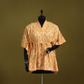 Hand batik cotton short kaftan 22 - handcrafted