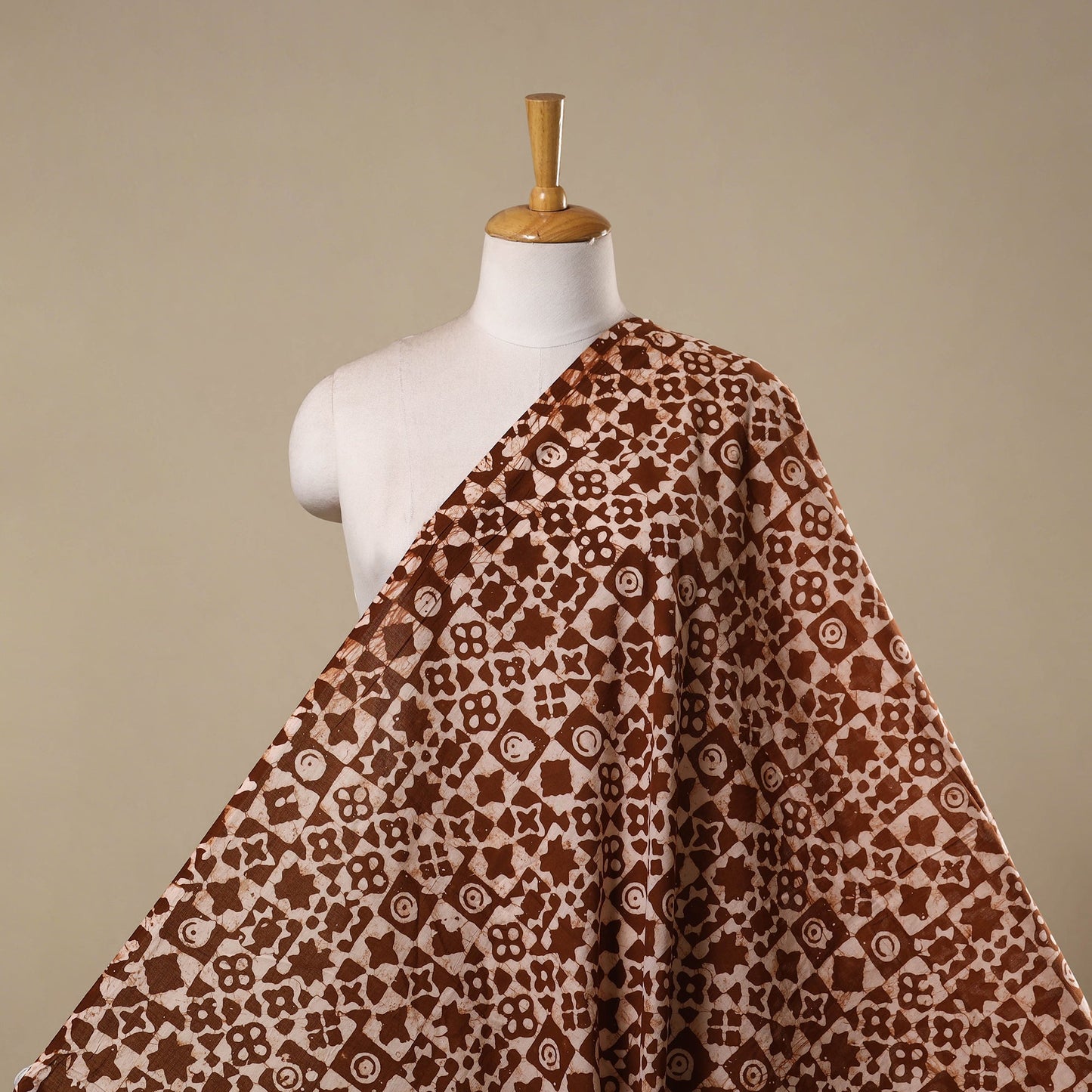 Hand batik cotton fabric 23 - handcrafted