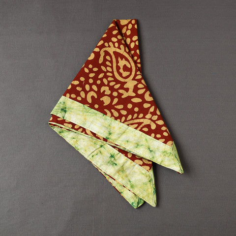  Hand Batik Printed Cotton Bandana 