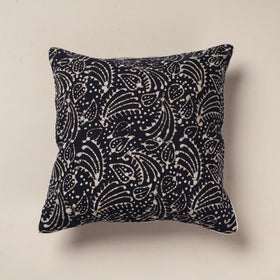  Black Hand Batik Printed Cotton Cushion Cover 