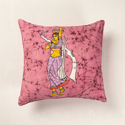  Hand Batik Printed Cotton Cushion Cover 