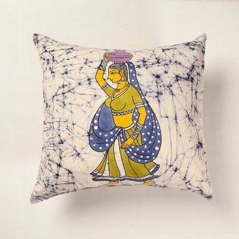 Buy Hand Batik Printed Cotton Cushion Cover Online at iTokri.com