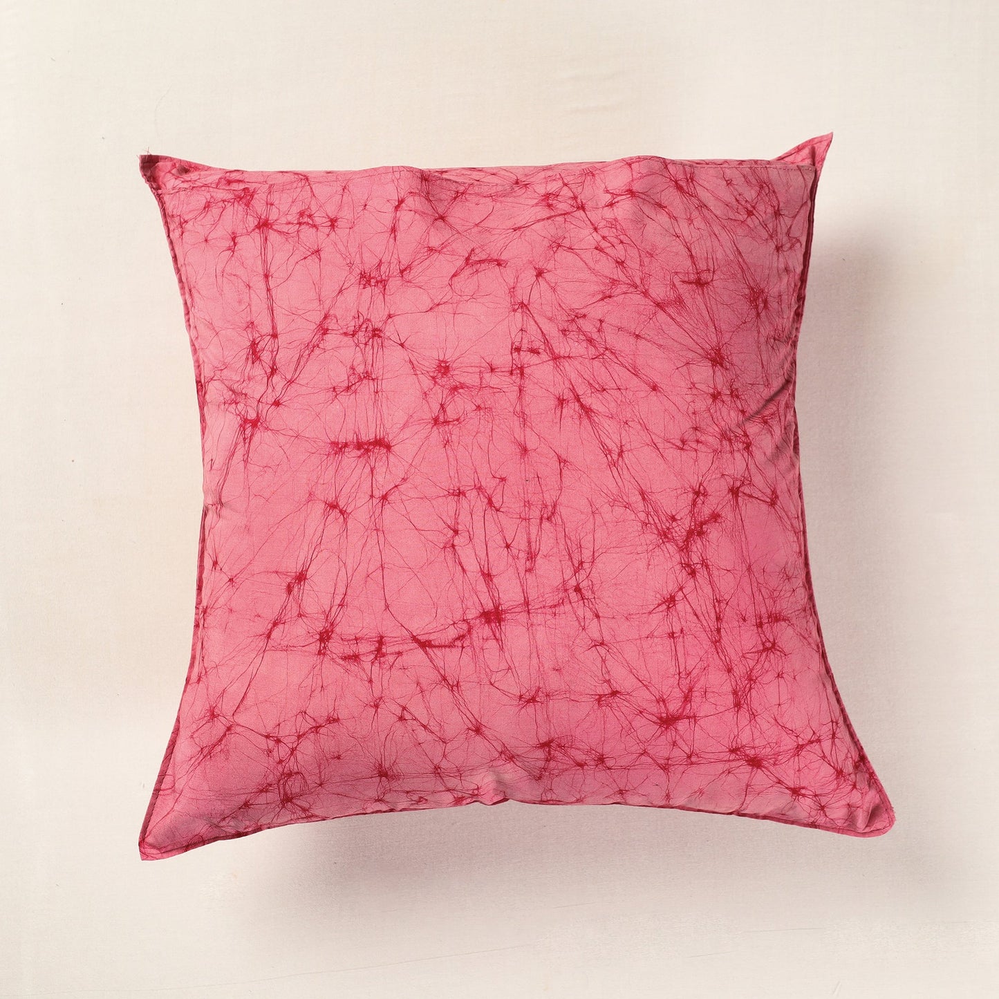 Hand Batik Printed Cotton Cushion Cover (18 x 18 in)